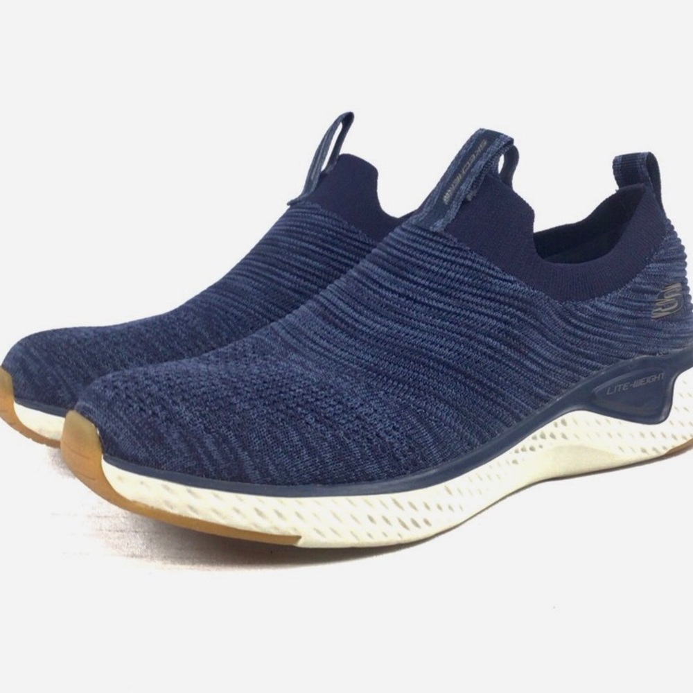 SKECHERS Blue Air-Cooled MEMORY FOAM Slip-On Shoes